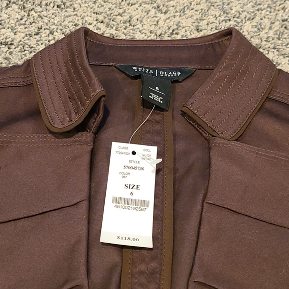 NWT BHWM Pleated Lapel Safari Jacket - Picture 5 of 7